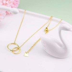 Linked Circle Necklace